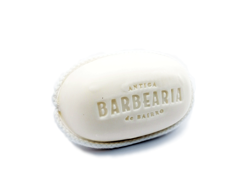 Bath soap with rope