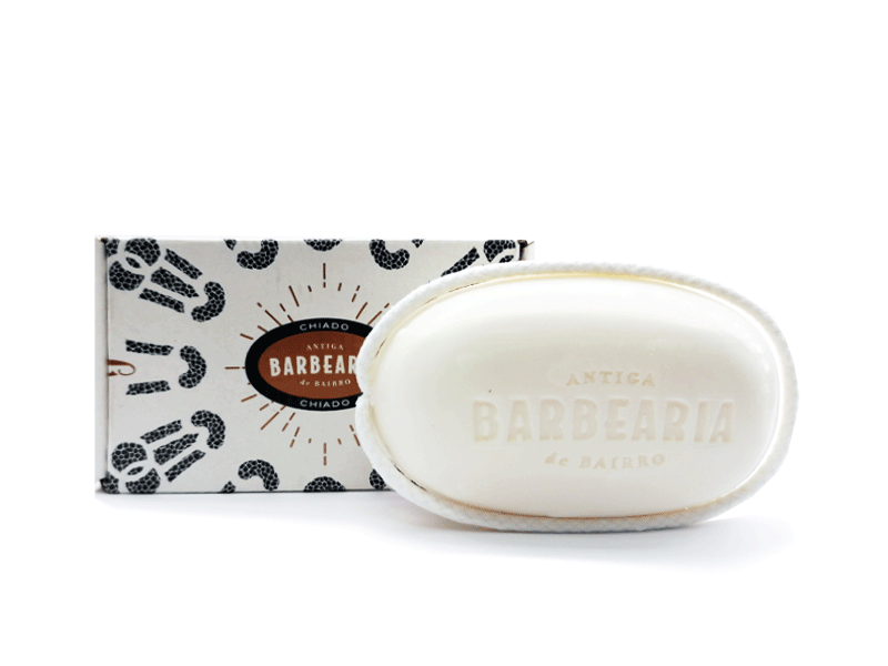 Bath soap with rope